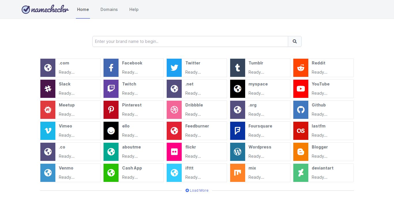 namecheckr | Social and Domain Name Availability Search For Brand ...